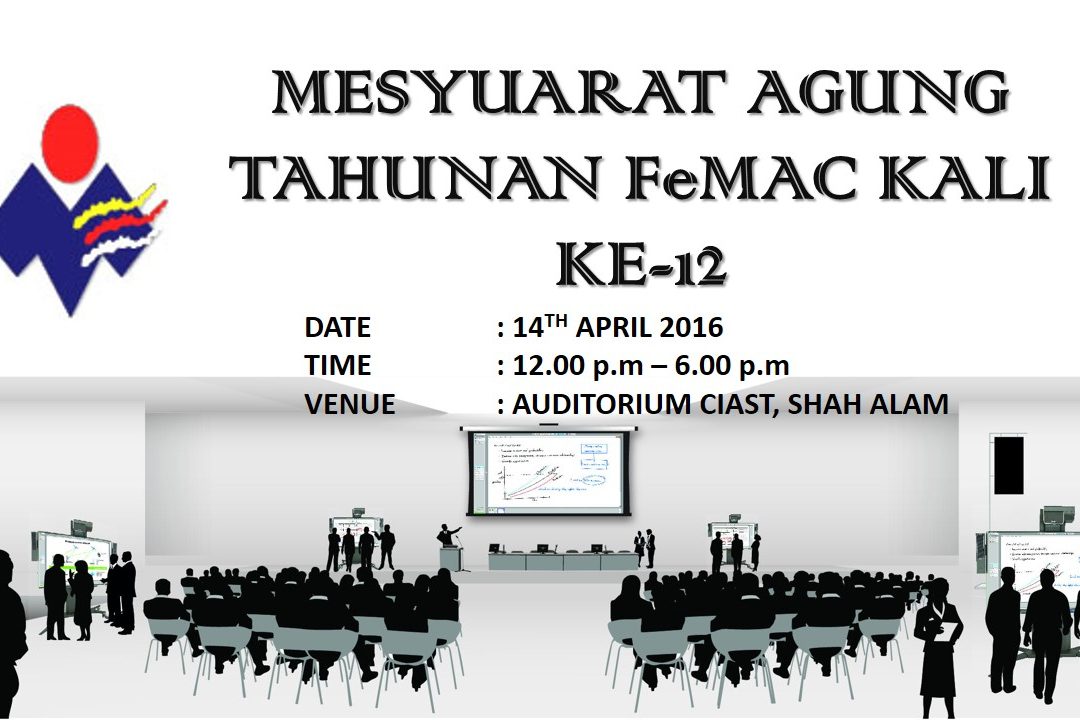 JEMPUTAN KE MESYUARAT AGUNG TAHUNAN FeMAC 2016